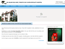Tablet Screenshot of entsurgeryahmedabad.com